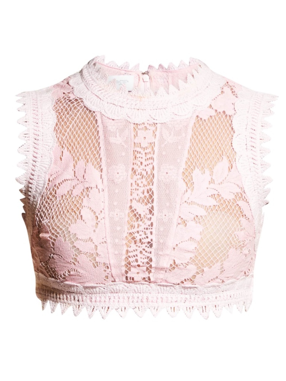 🌸✨ Giambattista Valli Pink Lace Tank Top | Perfect Condition + Custom Zip